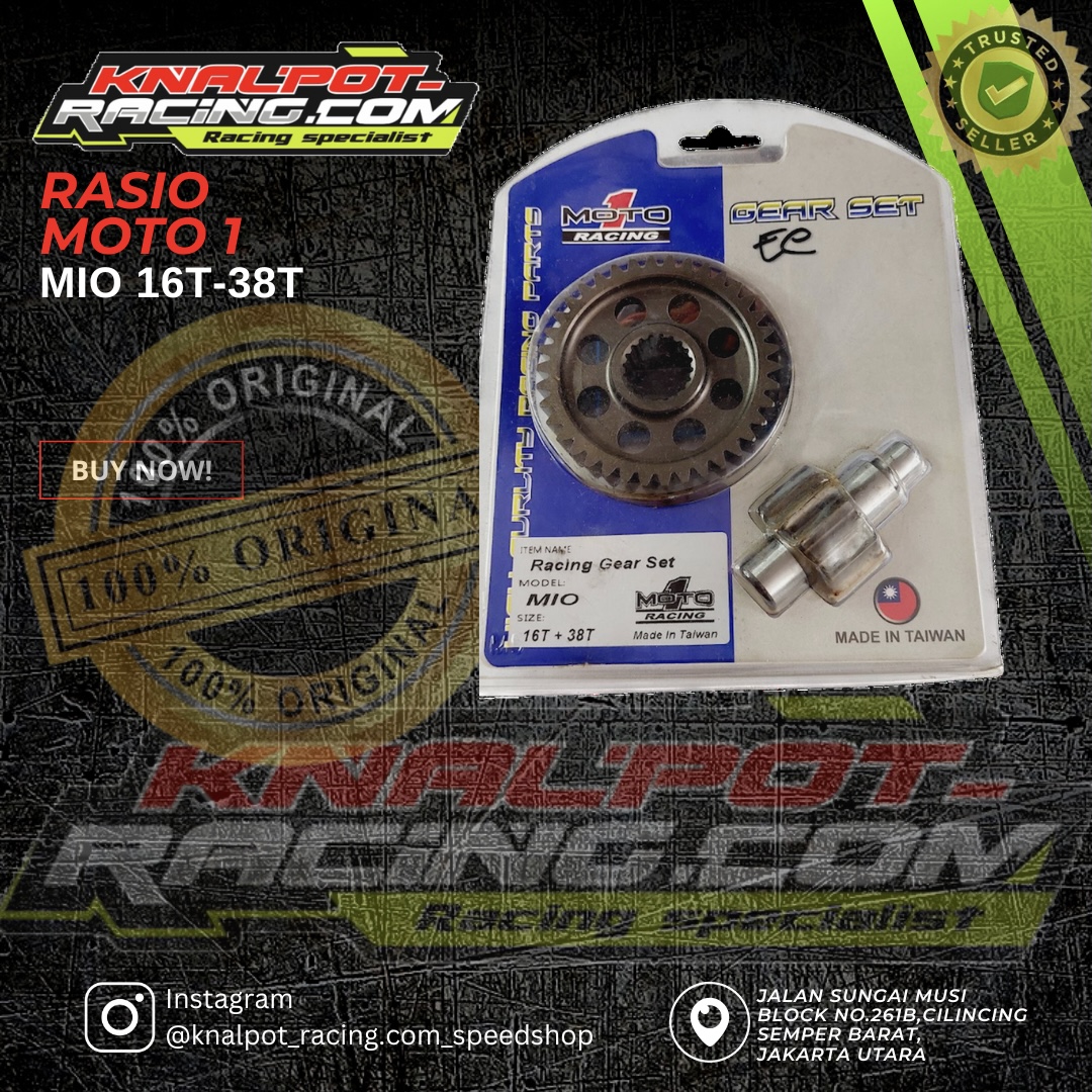 RASIO MOTO1 MIO 16T-38T